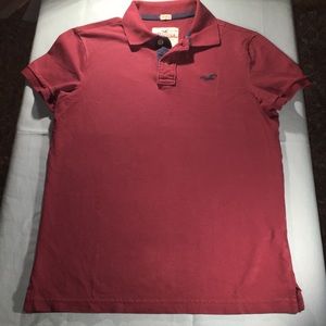 Burgundy polo